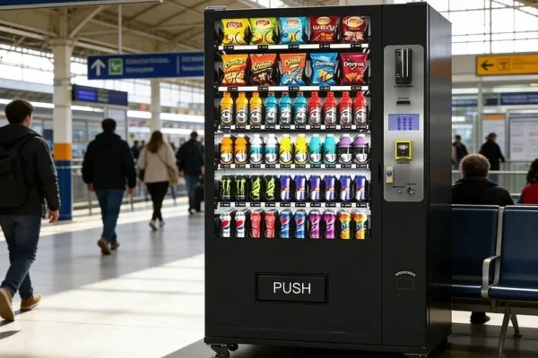 Distributeur automatique pour gares