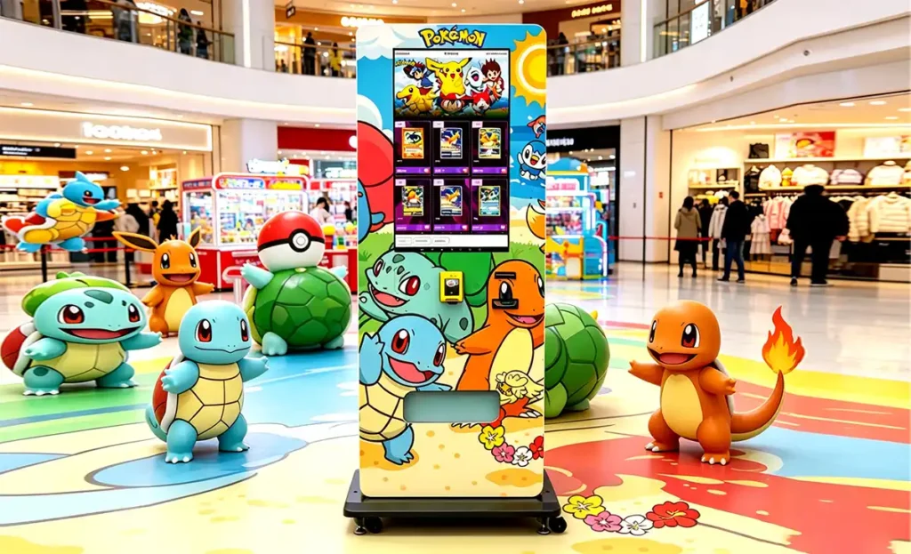 Est-il légal de vendre des cartes Pokémon dans un distributeur automatique ?