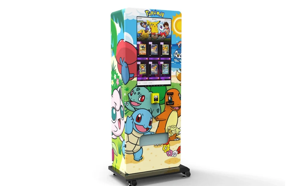 distributeur automatique cartes Pokémon France prix