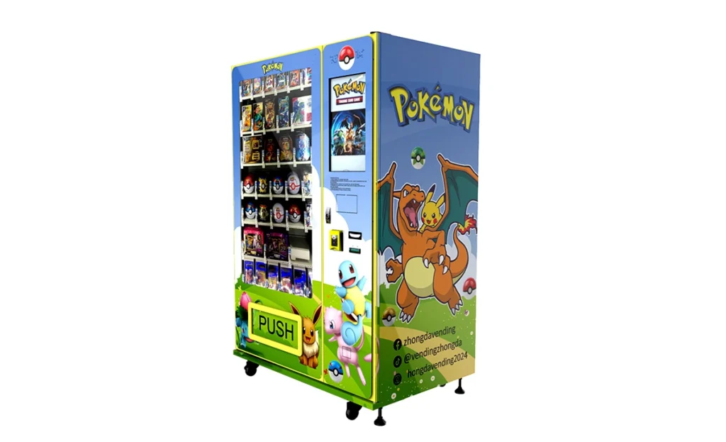 distributeur automatique de cartes Pokémon