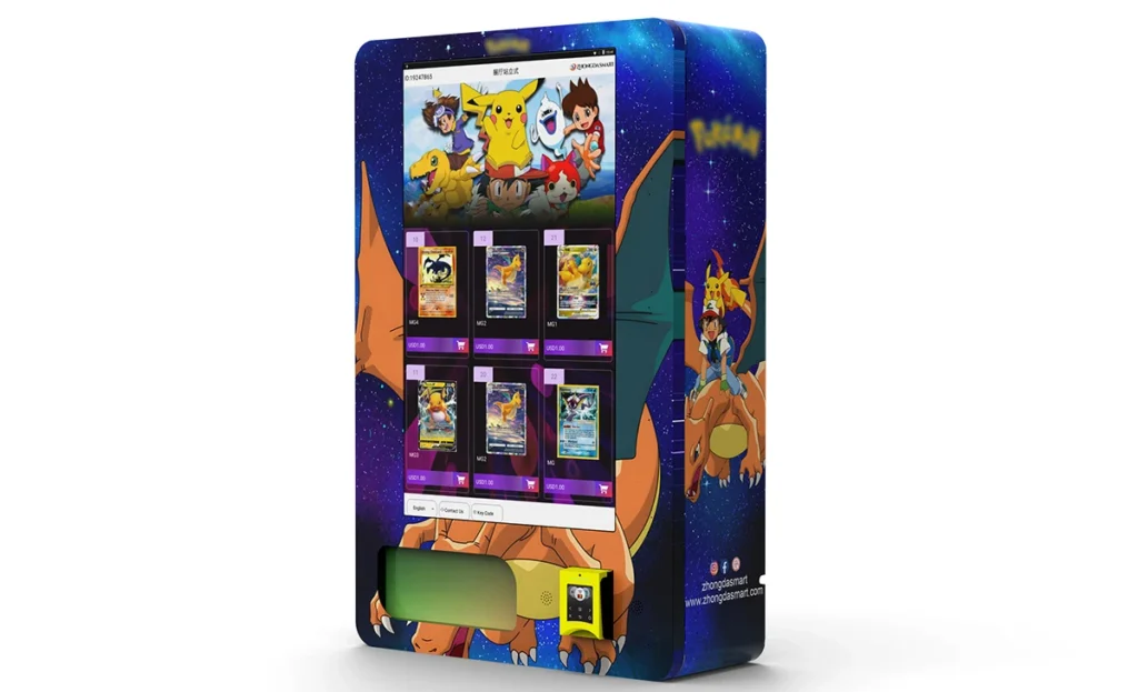 Comment fonctionne un distributeur automatique de cartes Pokémon ?